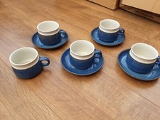 Denby  Langley Chatsworth 5 Cups 4 Saucers