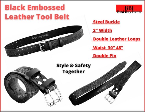 Leather tool belt - |, heavy