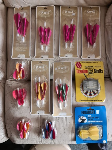 12x vintage feather dart - vintage,