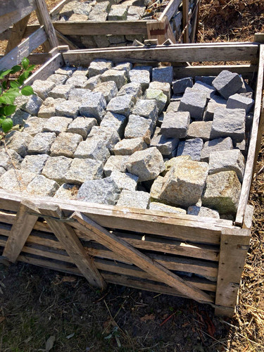 Grey stone cobbles - stone, cobbles/setts