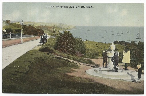 Leigh sea cliffs drinking - on,