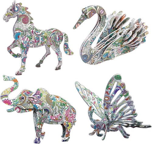 Animal puzzle craft set - animal,