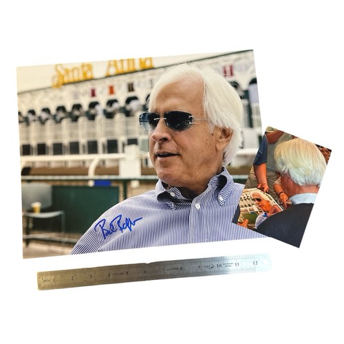 Bob baffert autograph signed - baffert,