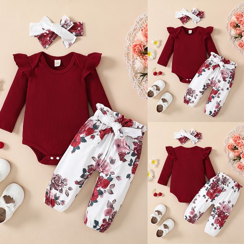 Newborn baby girls ribbed - newborn,