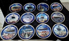 Set of 12 Titanic plates