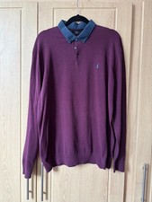 Next Men's XXL Purple Knitted
