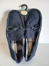 Coolers Men's Loafer Bow Slippers Navy. Size 11