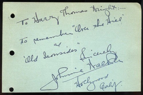 Johnnie walker d1949 signed - johnnie,
