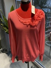 Kaliko top size 14. Jumper/blouse combination. Salmon Pink. BNWT. RRP£60