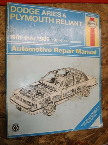 1981 1989 dodge aries - 1981-1989, plymouth