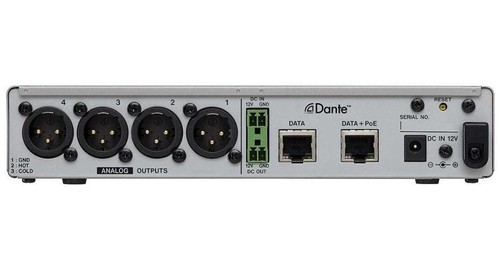 4x4 dante xlr analog converter - dante-xlr,