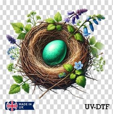 Peacock Egg UV DTF Sticker -