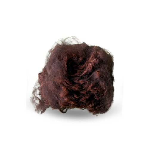Raw brown alpaca wool - alpaca, 100%