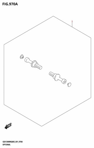 Suzuki genuine seat rail hook - rail,