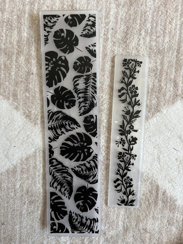 Leaves embossing plates card - leaves,