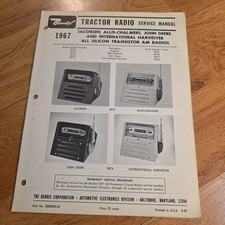 1967 Bendix Tractor AM Radio
