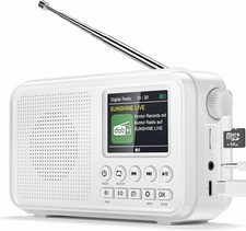Portable DAB FM Radio with