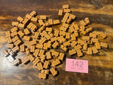 100 x LEGO 1x2 Profile Masonry Bricks - Medium Nougat - Part No. 98283 / 4656783