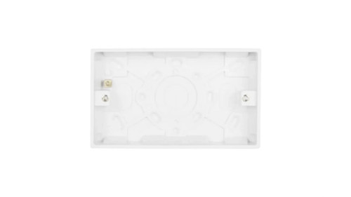 Double 25mm white - double, wall