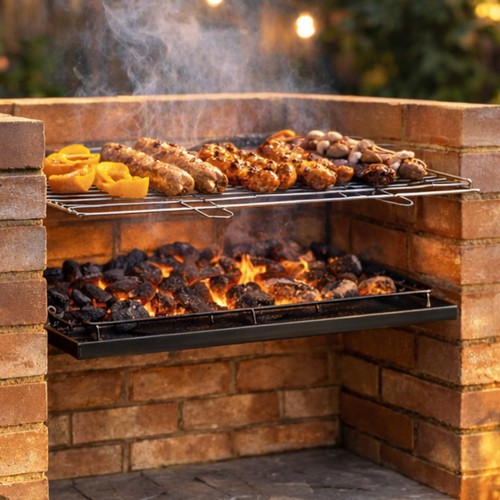 Bbq grill tray set - grill,