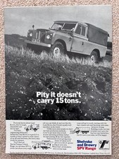 1978 Land Rover SPV Range Ad