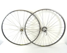 80s Shimano Sante Wolber GTX Road Bike Wheel Set 7s QR 130mm Used WH-215-G9