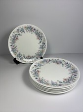 Wedgwood Angela - Plain Edge - 6 x Lunch / Side Plates - 20cm diameter - VGC
