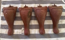 4 Antique Cast Iron Claw Foot