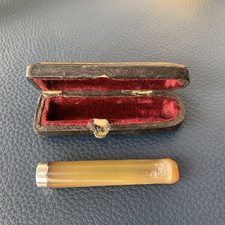 WW1 Cheroot Holder Amber With