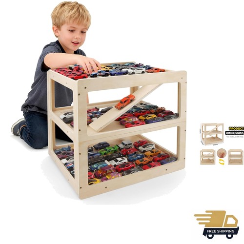 Tier natural wood toy car - natural,
