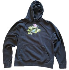 Nike Black Fleece Hoodie Neon