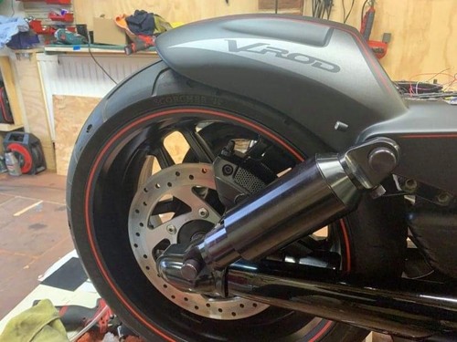 Harley davidson rod - davidson, night