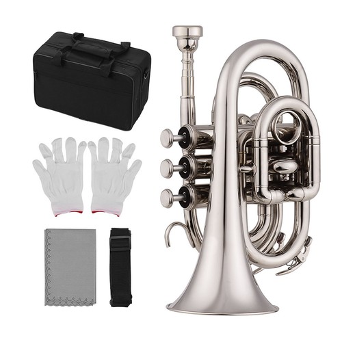 Mini pocket trumpet flat - pocket, bb