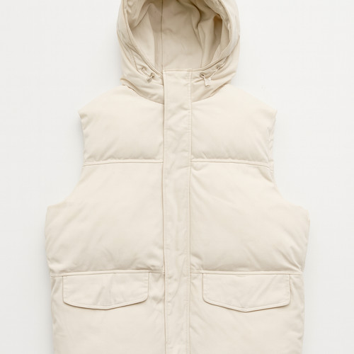 Zara cream hooded - cream,