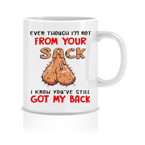 Sarcastic rude mug office step - office,