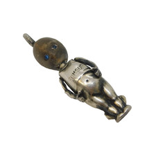 WW1 Sterling Silver Wooden