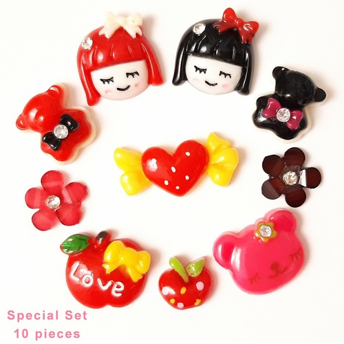 Pcs cute kawaii flatback - pcs,