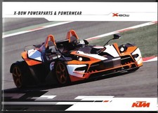 KTM X-Bow Powerparts & Powerwear c2009-10 Austrian & Export Markets Brochure
