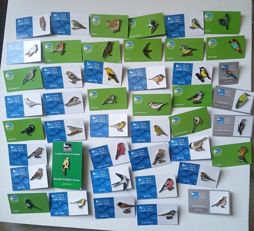 Rspb enamel pin badges - rspb,