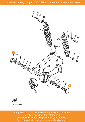 Yamaha cover 2h7 2219x oem - yamaha, 2h7-2219x-00