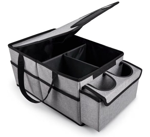 Car backseat organiser with - car,