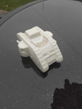 Florentine Crested China WW1 Tank unusual Colour Transfer penygross village