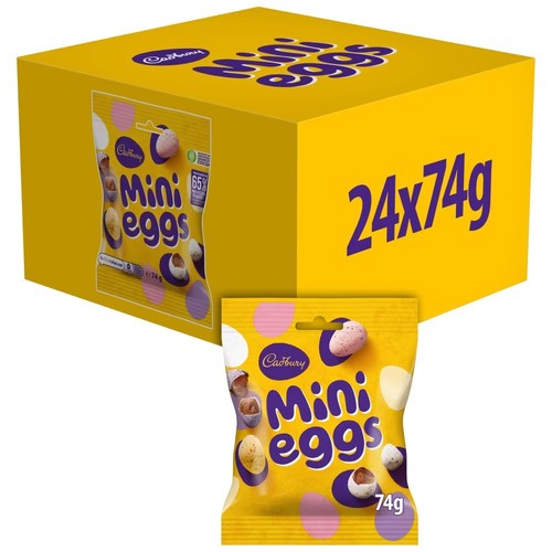 Cadbury mini eggs - 24, 74g