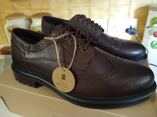 Leather brogues osprey - brogues, by