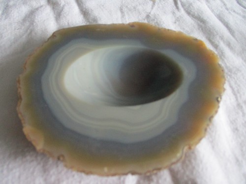 Natural agate geode - natural, quartz