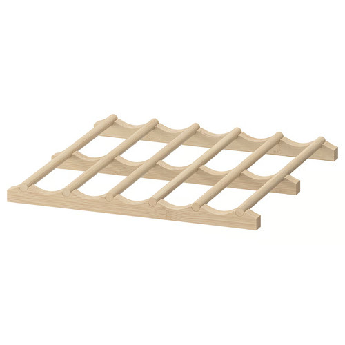 Ikea bamboo bottle rack - bamboo,