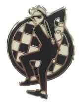 Ska Man Black And White Enamel Pin Badge