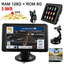 8GB Sat Nav Car Truck GPS Navigation Free Lifetime UK & EU Maps POI FM Upgraded
