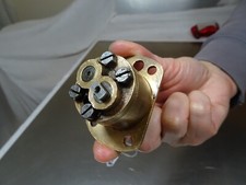 BSA SLOPER OIL PUMP RIGID VINTAGE 1920 1930S BRASS ENGINE EMPIRE STAR BLUE?