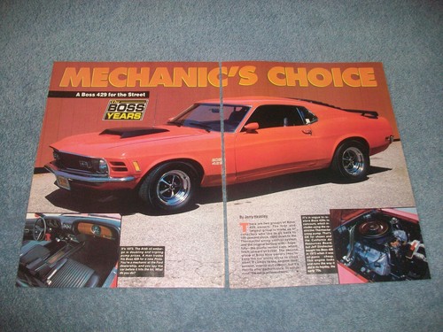 1970 boss 429 mustang - boss,